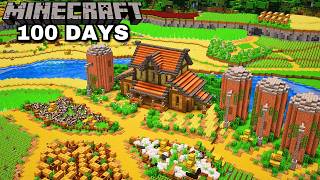 I Spent 100 Days As A Farmer In Modded Minecraft