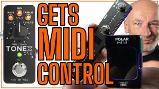 Tonex One Gets Midi Control Pirate Midi Polar M-Vave Chocolate, Morningstar Or Any Midi Controller