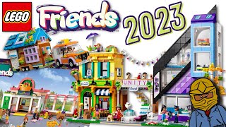 Another Amazing Modular Building: Winter 2023 LEGO Friends Reboot Sets Revealed!