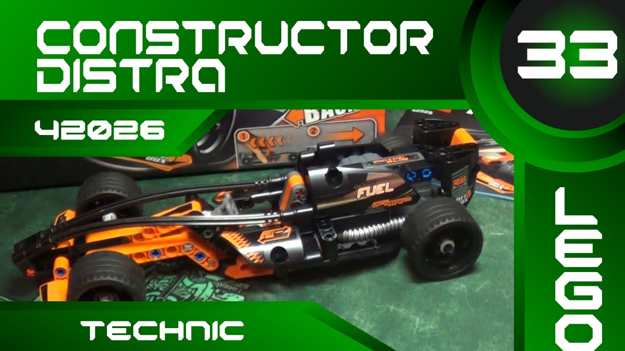 Constructor Distra - Обзор LEGO Technic Black Champion Racer 42026 (Техник)