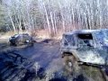 Derek towing my jeep out of the clay.
