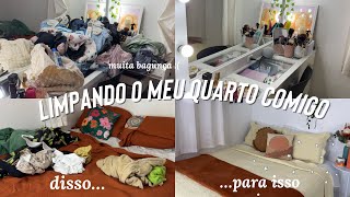 Limpeza Profunda & Organizando A Bagunça Do Meu Quarto Isso Vai Motivar Você