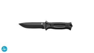 Gerber - Jachtmes Strongarm Fixed Blade Knife Black Fine Edge