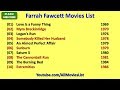 Farrah Fawcett Movies List
