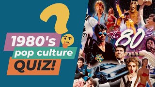 Ultimate 80S Pop Culture Quiz Movies, Music & Tv Trivia Challenge
