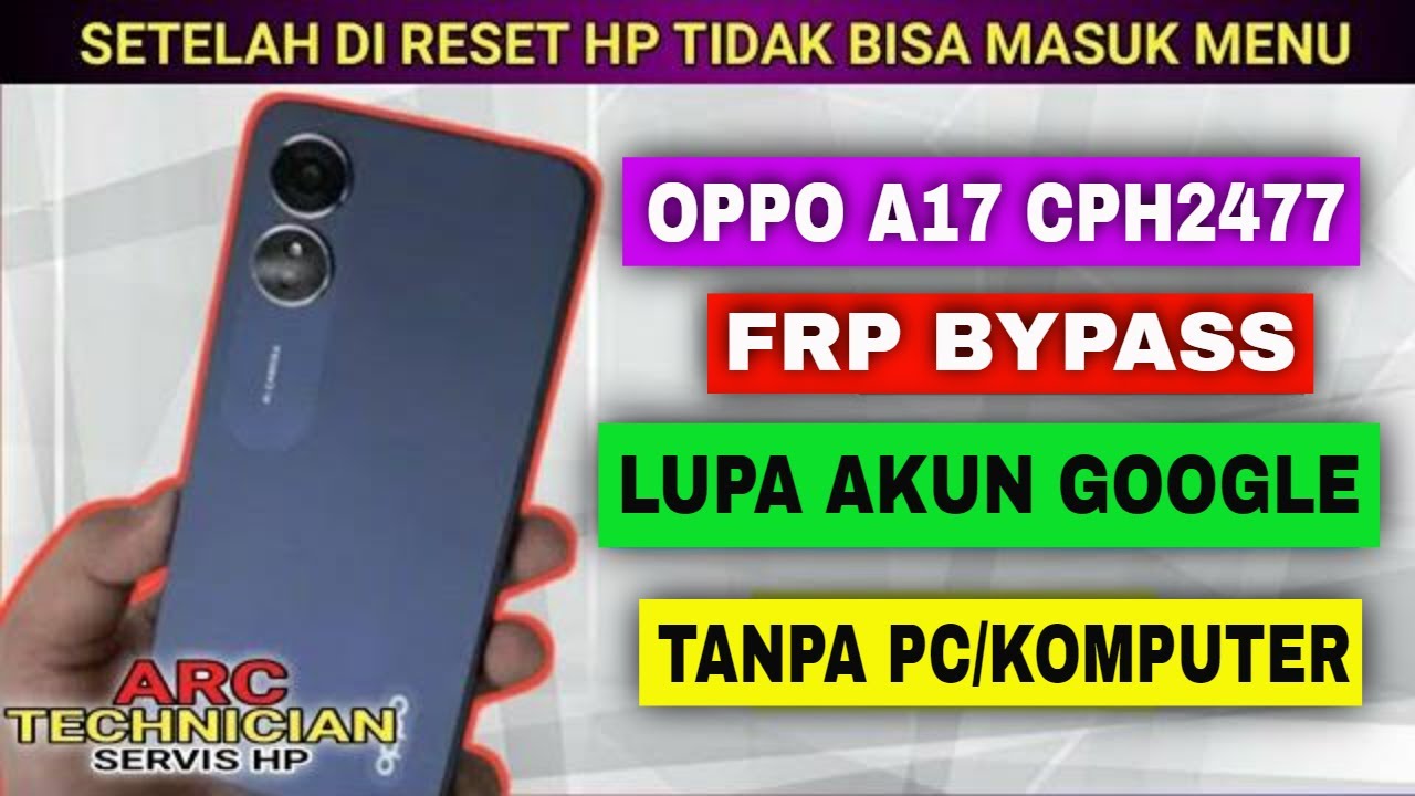 HP Service: Skip FRP Verification – OPPO A17 Forgot Account HP Service: Skip FRP Verification – OPPO A17 Forgot Account