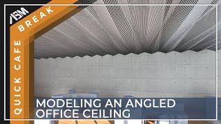 Angled Office Ceiling in ARCHICAD