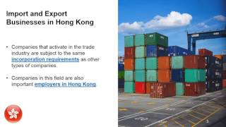 Imports and Exports in Hong Kong