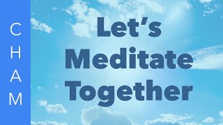 'Let's Meditate Together' - Please Find a Center Near You and Let's Meditate Together! #meditation
