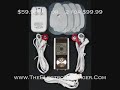 IQ Hi Dow Palm Smart Echo Pro Electric Electronic Muscle Stim Stimulator Massager Slippers Pads