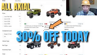 Huge Axial Rc Discount 30% Off Everything In Stock October 8, 2025 Only
