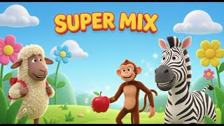 Mega Mix De Canciones Infantiles Aprende Colores, Animales Y Formas Videos Educativos Para Niños
