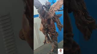 Vintage English Style Couple Lovely Angel Statue 天使雕像