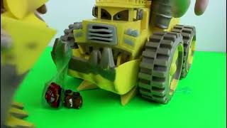 Disney Pixar Cars Lightning Mcqueen & Mater Get Slimed By Disney Cars Screaming Banshee