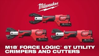 Milwaukee M18 Force Logic 6T Utility Crimpers And Cutters