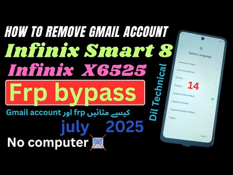 Infinix Smart 8 (X6525) Frp bypass, gmail account remove Infinix Smart 8 (X6525) Frp bypass, gmail account remove