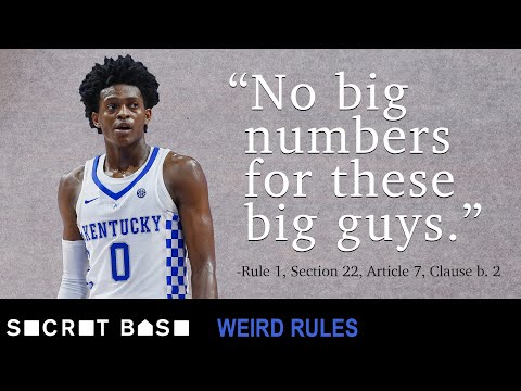 The NCAA limits basketball jersey numbers with a rule that makes sense until you think about it