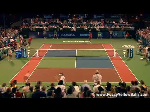 ビーナス（ヴィーナス） ウィリアムズ vs． マルチナ ヒンギス - Washington Kastles World Team テニス 2010