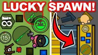 Luckiest 0.01% Spawn In Surviv.io Awm-S Off Spawn