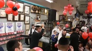 Dovid Gabay Singing At Cd Signing Event In Lakewood