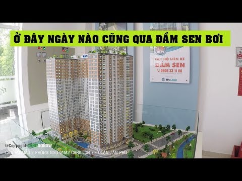 Căn hộ nhà mẫu Carillon 7 61m2 2 phòng ngủ, Tân Phú - Land Go Now ✔