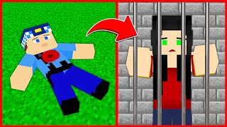 Kerem Komi̇ser Vuruldu, Üvey Anne Ceren Hapse Gi̇rdi̇ - Minecraft Zengi̇n Faki̇r Hayati