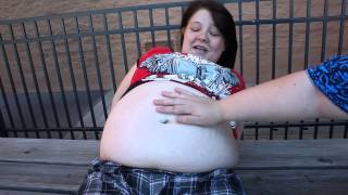 Pregnant Girl With A Ticklish Belly On