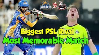 Biggest PSL Rival | Karachi Kings vs Lahore Qalandars | PSL 5 | Sports Central
