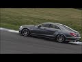 New Mercedes CLS 63 AMG 2011 Race Track Driving