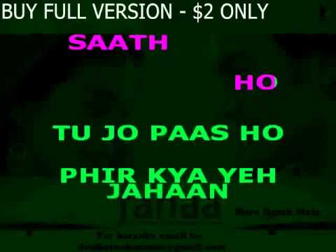 mere haath mein -fanna - karaoke with lyrics.flv