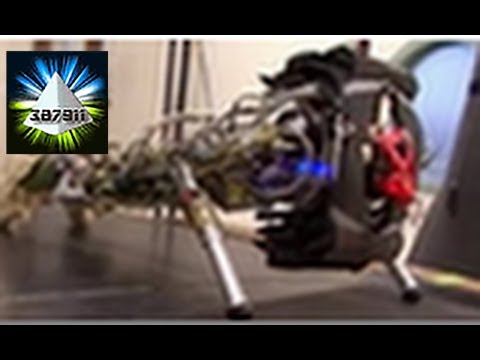 DARPA Boston Dynamics Robot Man - Petman Robot Soldier Running Walking And Doing Pushups