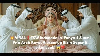 Viral Tkw Indonesia Ini Punya 4 Suami Pria Arab Kaya, Alasannya Bikin Geger & Bikin Syok