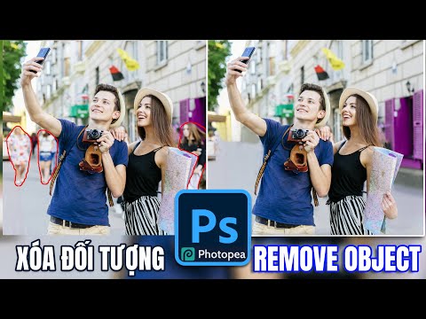 Xóa đối tượng trong photoshop online cực dễ #12