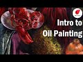 Oil Painting Techniques for Beginners, RISD Art Professor Demo, Part 1 of 2