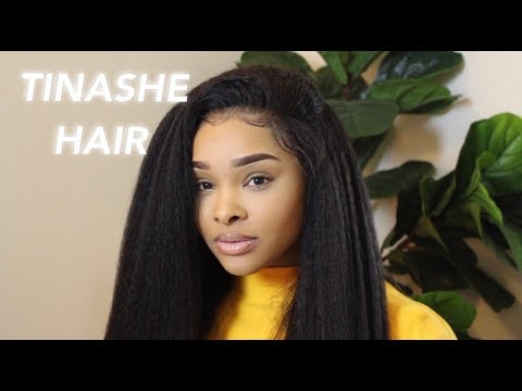 DIFFERENT WAYS TO STYLE KINKY STRAIGHT HAIR | Tinashe Hair review