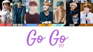 BTS (방탄소년단) - Go Go (고민보다 Go) Lyrics [Color Coded Lyrics](Han/Rom/Eng)( Audio)