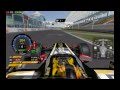 rFactor F12011-Turkey Test Day-Istanbul-Onboard with Robert Kubica in Lotus-Renault GP.
