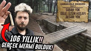 *ÇANAKKALE SAVAŞI ÖZEL!* SİPERLERDE BİR GÜN GEÇİRMEK! (MERMİ BULDUK!) #24Saat