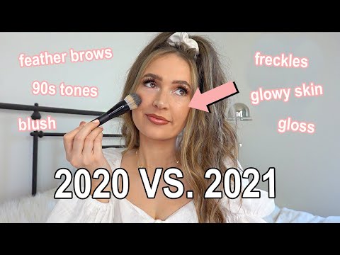 beauty trends for 2021 + get ready with me! - YouTube