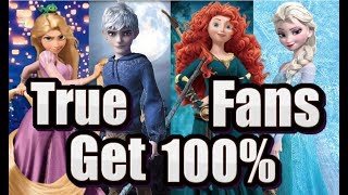 Guess The Song!! -?DREAMWORKS?DISNEY?PIXAR? - True Fans Get 100%!!