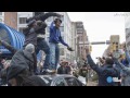 Freddie Gray protest turns violent in Baltimore