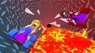 DANGEROUS RACE! (Sanna VS Leah)