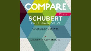 Piano Sonata No. 21 in B-Flat Major, Op. Posth., D. 960: I. Molto moderato