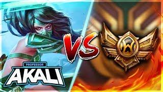 PROFESSOR AKALI VISITS BRONZE ELO (2 KILLS PER MINUTE) MASTER PLAYING IN BRONZE - League of Legends