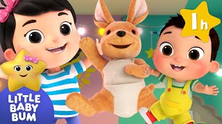Kangaroo Hop Dance Song | Little Baby Bum | Kids Cartoons & Nursery Rhymes | Moonbug Kids