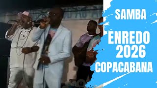 Samba Enredo 2026 Copacabana