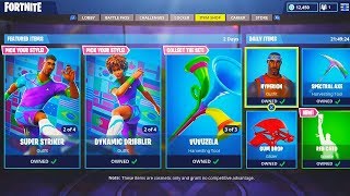 NEW "World Cup" SKINS GAMEPLAY in Fortnite! - NEW "Blockbuster" SKIN GAMEPLAY! (New Fortnite Update)