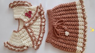Saia Infantil Em Crochê ,Simples E Facil De Fazerconjunto