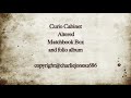 Curio Cabinet Altered Matchbook Box and Folio album