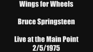 Watch Bruce Springsteen Wings For Wheels video